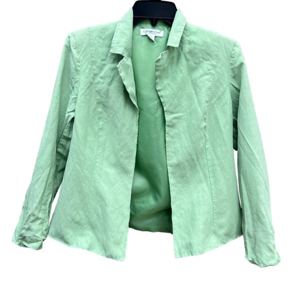 Coldwater Creek Jackets & Blazers - Coldwater Creek Seafoam Green Business Jacket Petite Small Office